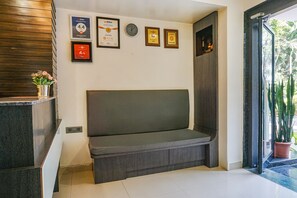 Sitteområde i lobbyen