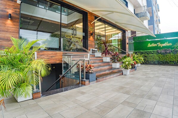 Entrada al alojamiento