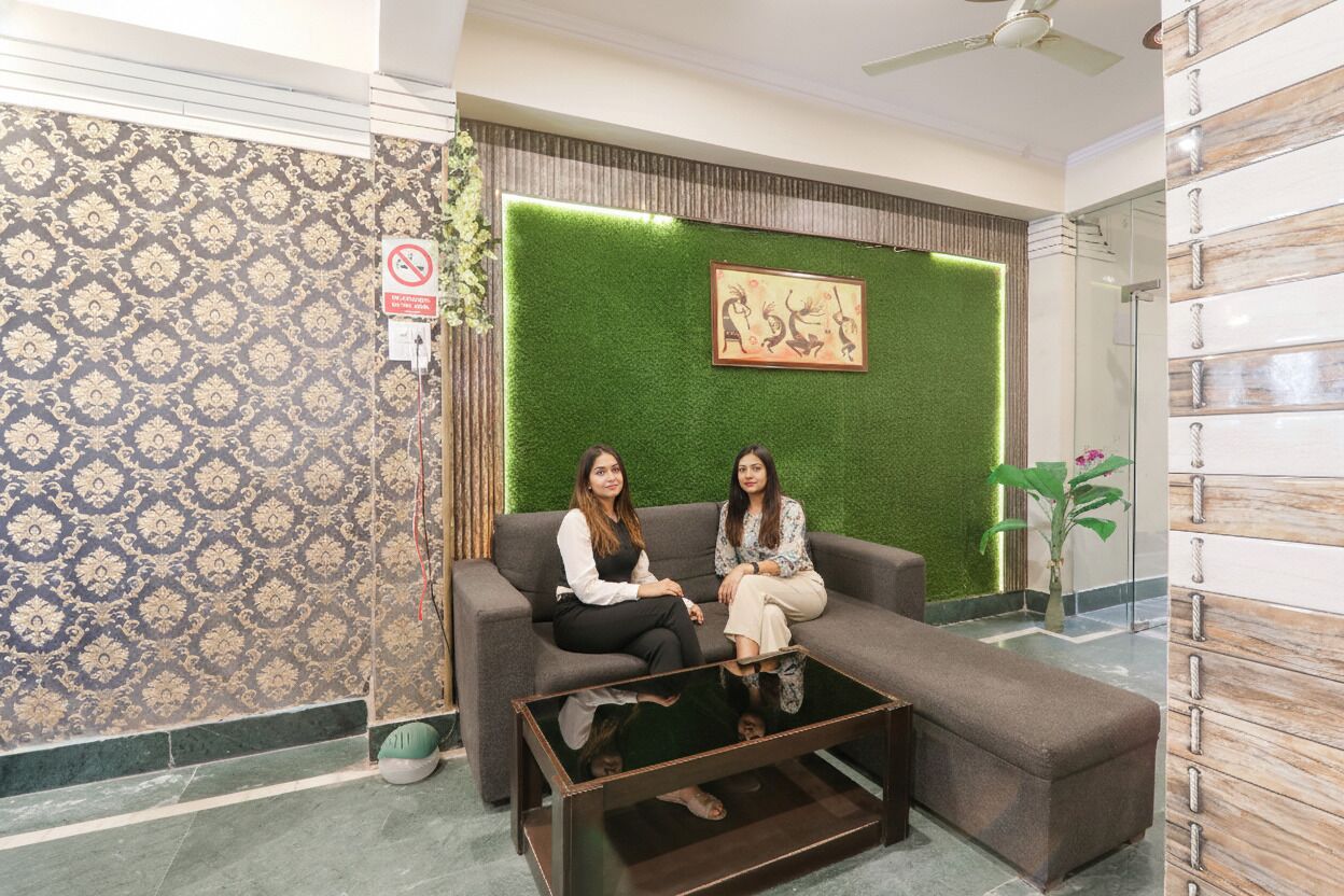 Lobby sitting area