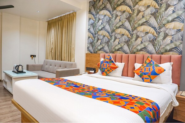 Habitación Premium | Sábanas de algodón egipcio y ropa de cama de alta calidad 