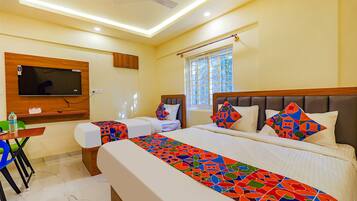 Egyptiske bomuldslagner, premium-sengetøj, pengeskab på værelset