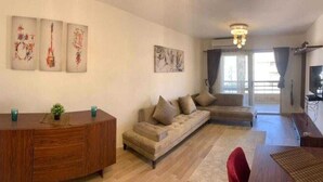 Apartment | Living area | Smart TV - Stylish Hotel Apt Madinaty 6.67.17.12 (New Cairo)