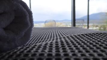 Blick von der Unterkunft