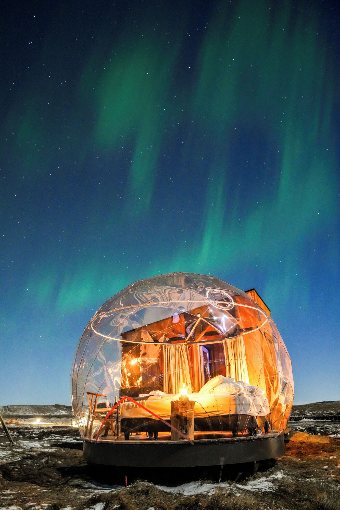 Aurora Igloo Dome-Private | Free WiFi, bed sheets