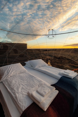 Aurora Igloo Dome- Private | Free WiFi, bed sheets - Aurora Igloo South (Rangárþing ytra)