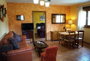 Leilighet, 1 soverom, fjellutsikt (Rural) | Oppholdsområde