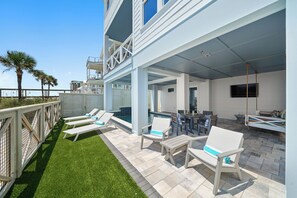 Outdoor dining - "Reel Lucky" Brand New Luxury Beachfront in PCB! (Panama City)