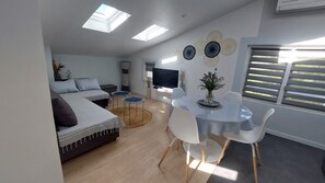 2 chambres, fer et planche Ă repasser, Wi-Fi gratuit, draps fournis