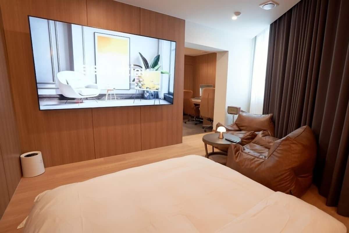 Suite | Een bureau, gratis wifi, individueel gedecoreerd