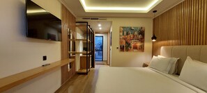 Chambre Double Standard | Literie de qualité supérieure, couette en duvet d'oie, minibar