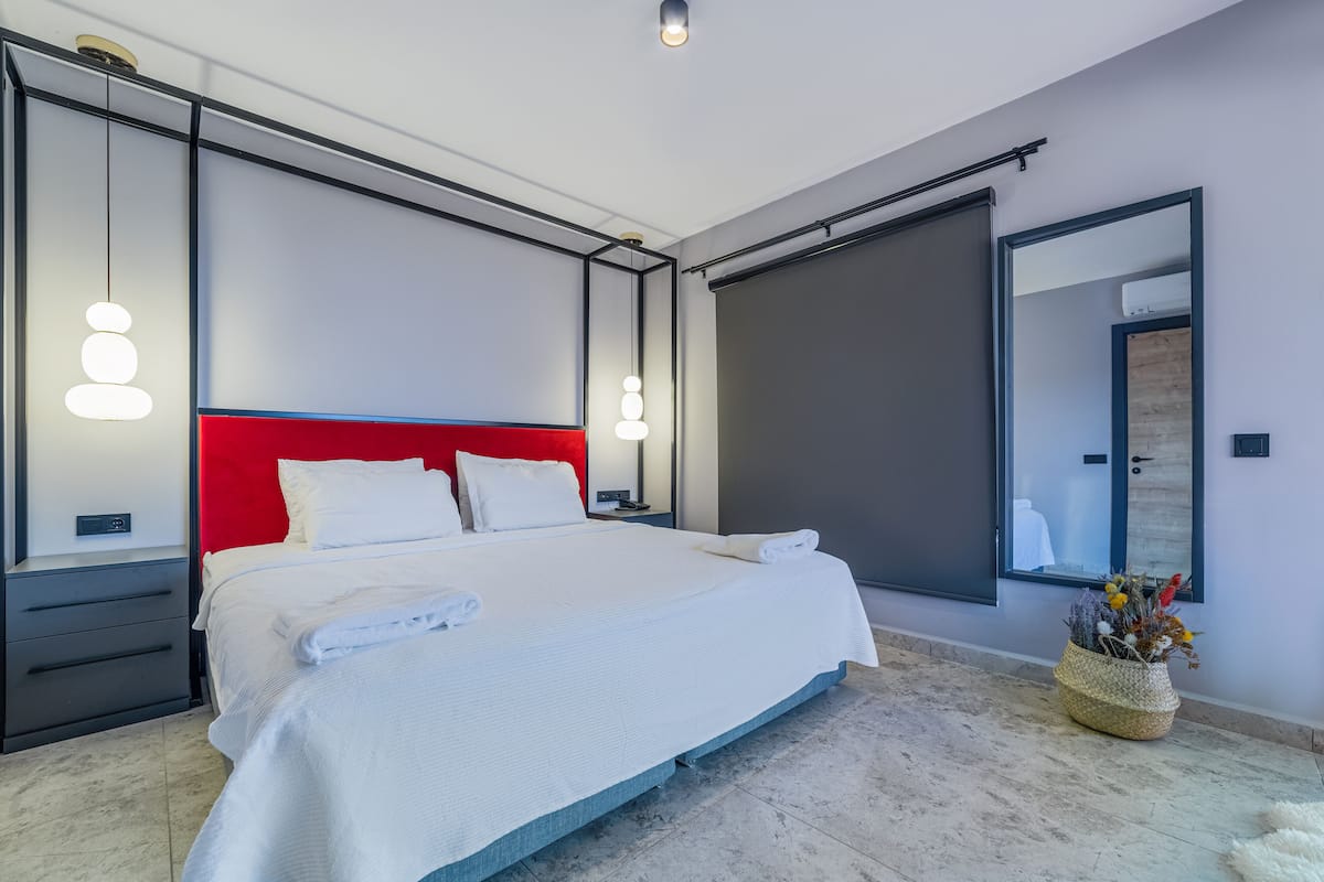 蜜月公寓, 1 张特大床 | 1 多间卧室、埃及棉床单、高档床上用品、Select Comfort 床