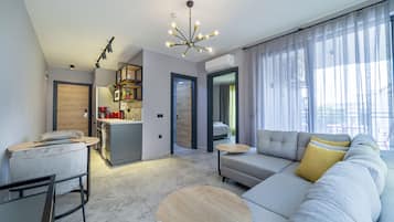 Appartamento Deluxe | 1 camera, biancheria in cotone egiziano