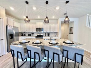 House, Multiple Beds, Pool Access, Pool View | Private kitchen | Fridge, microwave, oven, stovetop - Adventure of a Lifetime! 5 BDR @ Windsor Island (Davenport)