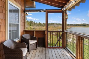 Terrace/patio - Home ON Lake Huron~Close to Mackinac Isl~ATV Trail (cedarville)