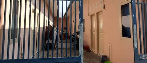 Overnatningsstedets facade