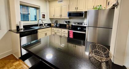 Come enjoy a cozy, spacious high-rise condo with breathtaking sunset views.