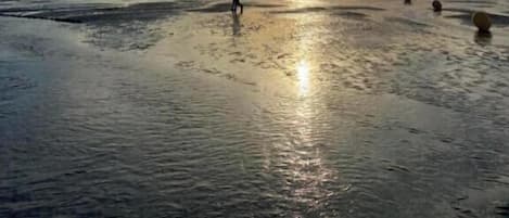 On the beach