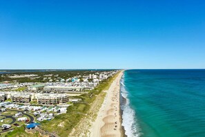 Enjoy stunning ocean views from our beachfront accommodations.