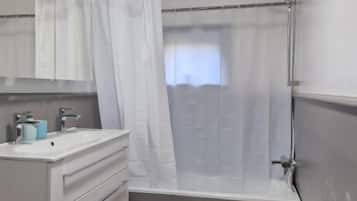 Towels, soap, toilet paper