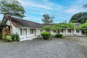 Façana frontal de l'allotjament