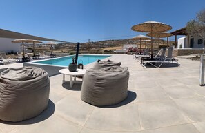 Comfort Double or Twin Room, Pool View | Premium bedding, in-room safe, soundproofing, free WiFi - Alirene Mykonos  (Mykonos)