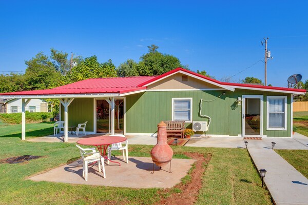 Oklahoma Home Near Lake W/ Patio, Grill & Chiminea - Fort Cobb Reservoir, OK