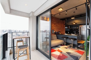 Studiolejlighed | Hawaiiansk terrasse