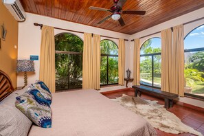 3 bedrooms, iron/ironing board, WiFi, bed sheets - private oceanview villa, 3 bedroom gem-walking distance to the beach  (Tamarindo)