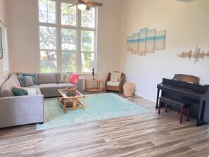 Condo, Multiple Beds, Patio, Garden View (Honu Harmony) | Living area