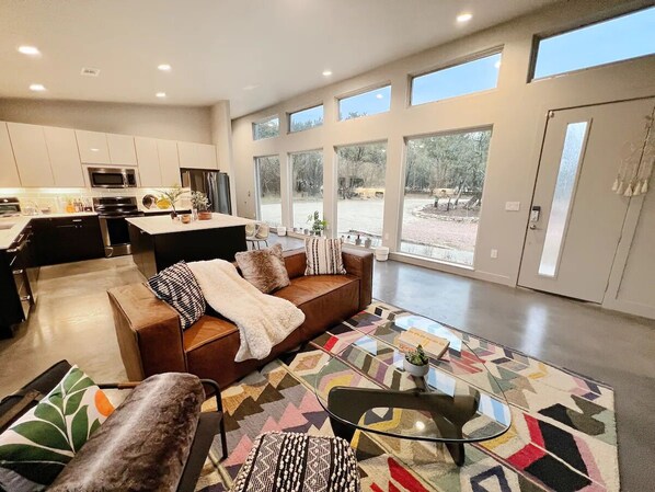 Smart-tv och en stereo