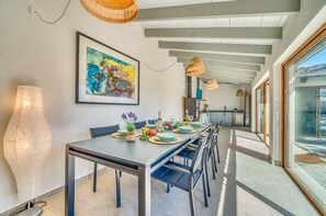 Dining - Finca with swimming pool Can Davero in Mallorca (Binissalem)