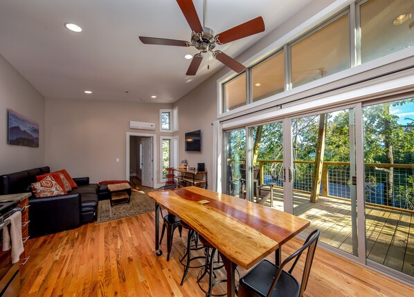 48-inch Smart TV with digital channels, streaming services