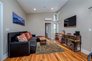 48-inch Smart TV with digital channels, streaming services