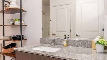 Shower, hair dryer