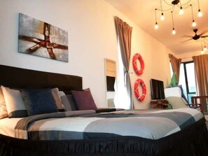 1 bedroom, WiFi, bed sheets - Santa Monica | Cities Homes | 50" tv | corner unit (Petaling Jaya)