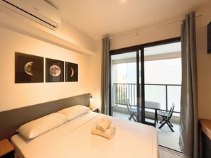 Studio 5001 B | 1 多间卧室、熨斗/熨衣板、免费 WiFi、床单