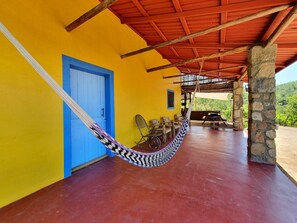 Terrace/patio - Cabaña Amarilla - Rancho Venado Azul (Pescadero)