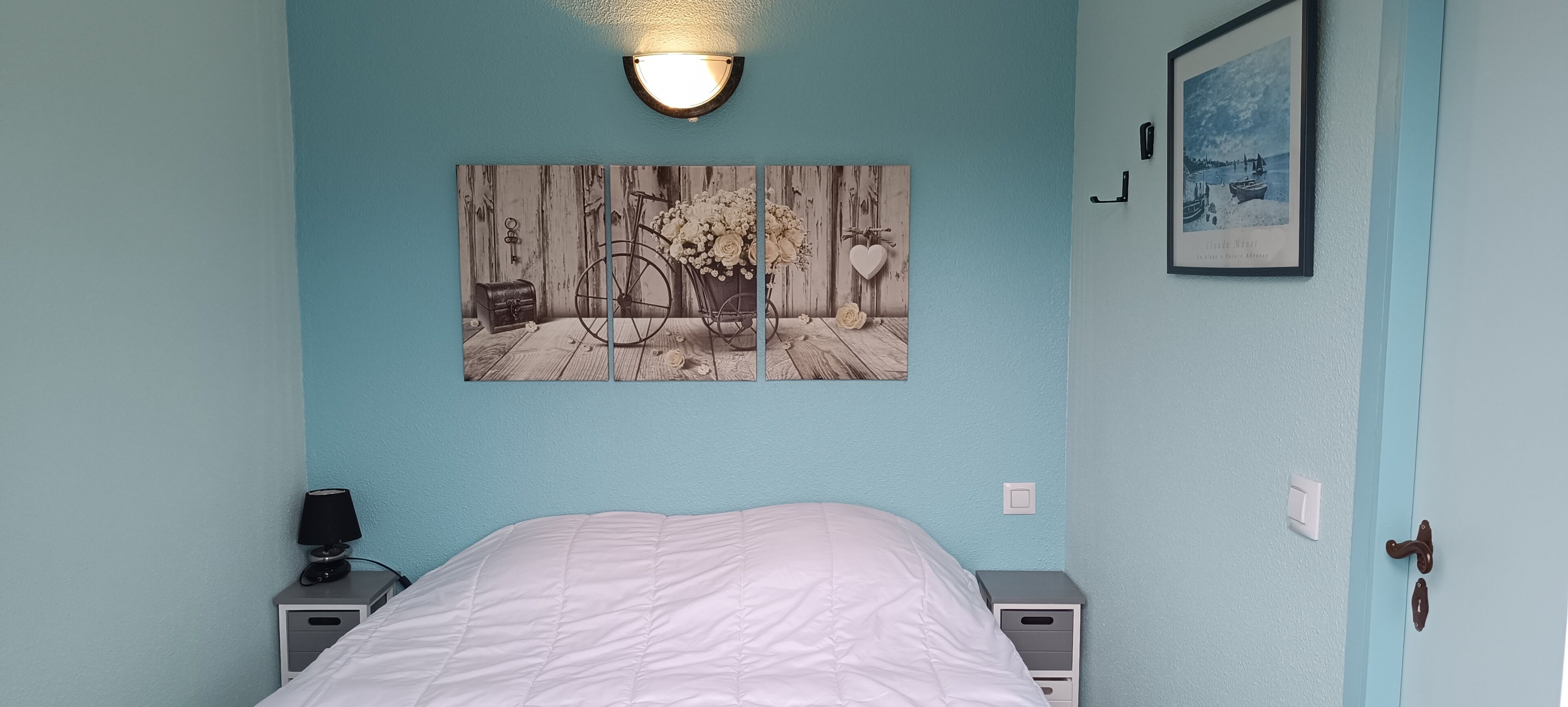 1 slaapkamer, een strijkplank/strijkijzer, gratis wifi