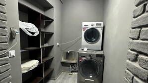 Economy Twin Room, 2 Bedrooms, Non Smoking, City View | Bathroom | Hair dryer - Dubai Hostel (Samarkand)