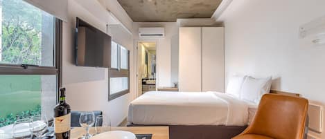 Estúdio básico | Wi-Fi de cortesia, roupa de cama