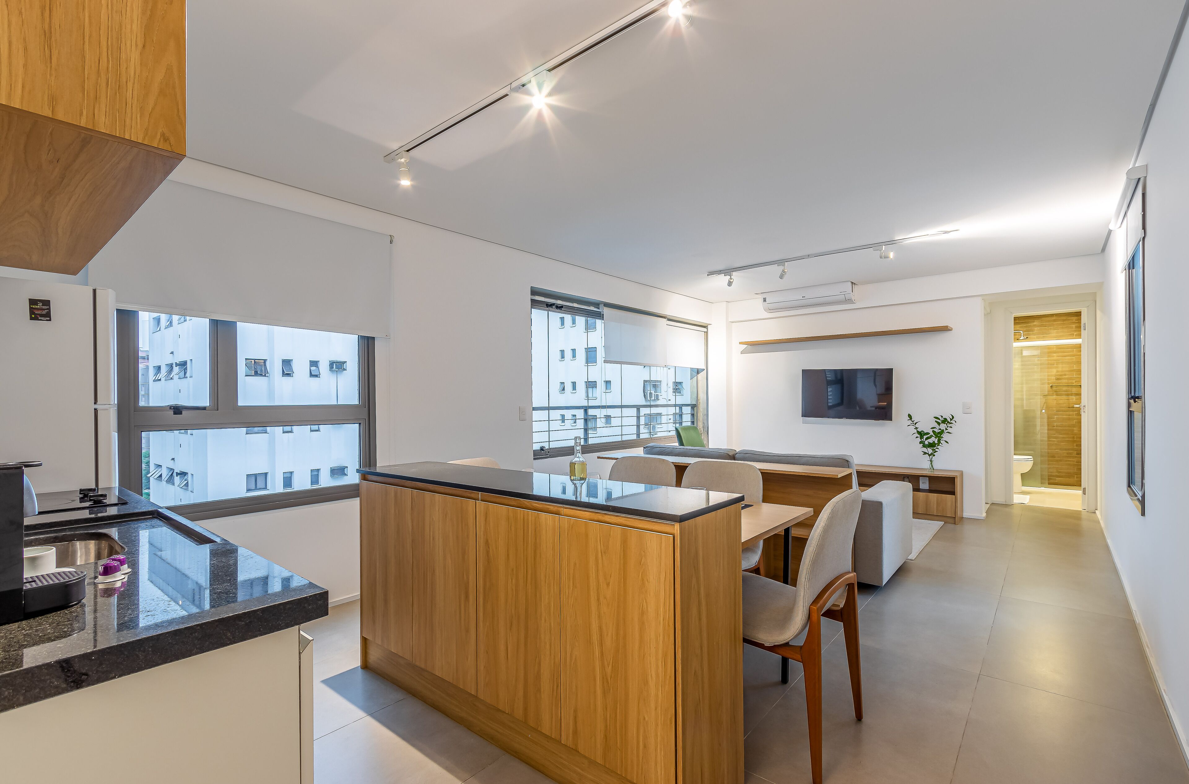 Design Apartment | Living area | 32-inch Smart TV with digital channels