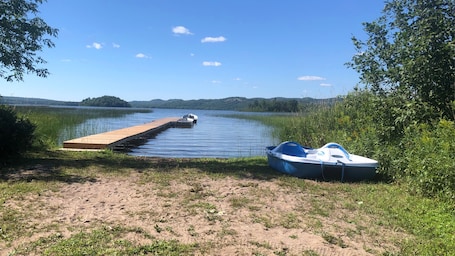 Dock. Staying by the Lakeside Cottages