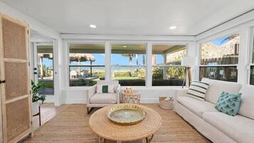 Smart TV, books, stereo, printers