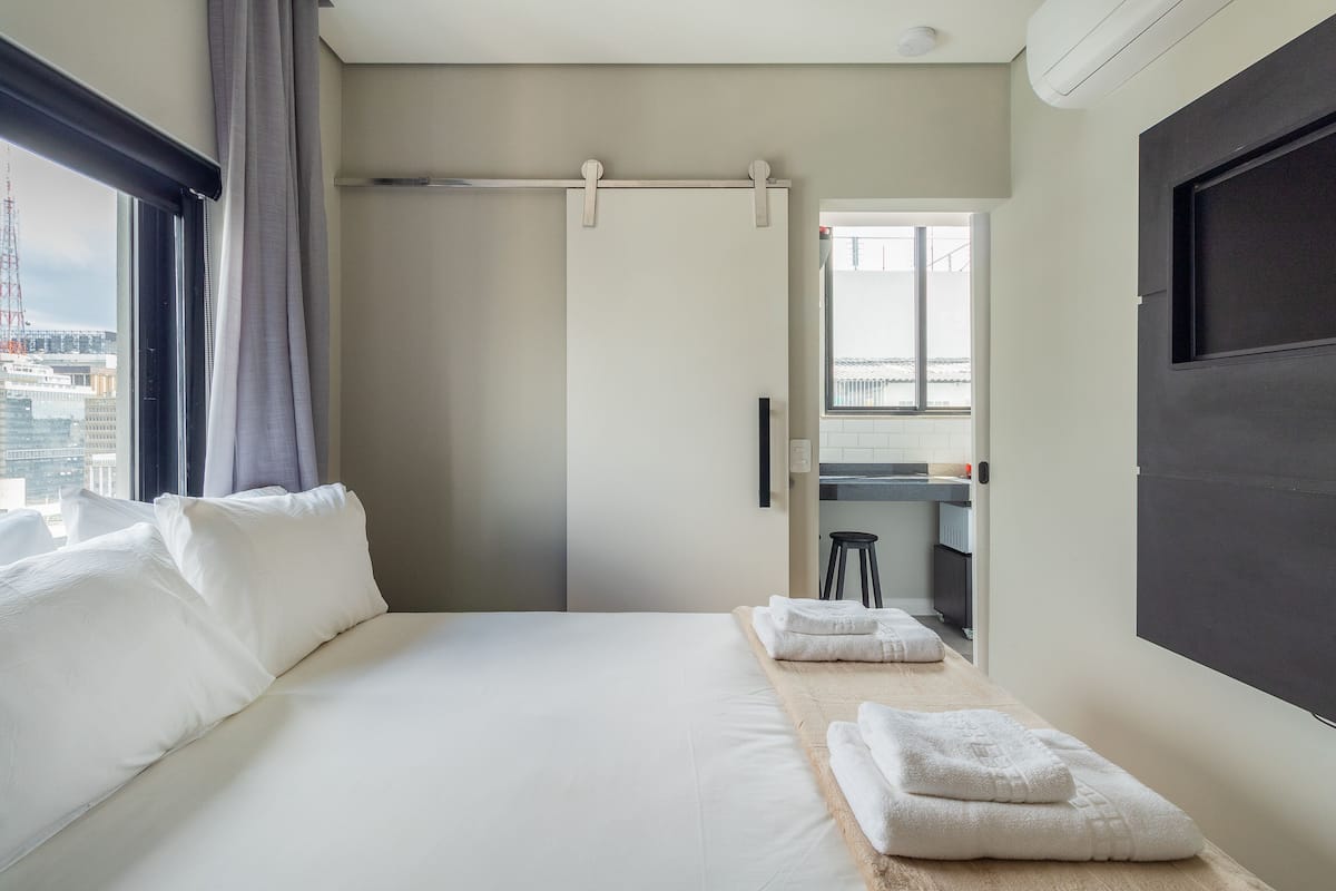 Budget Apartment 174 | Wi-Fi de cortesia, roupa de cama