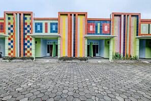 Façade de l’hébergement