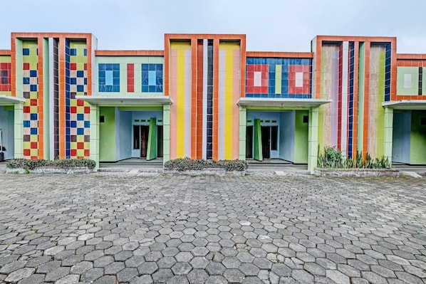 Fassade der Unterkunft