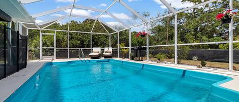 Una piscina climatizada