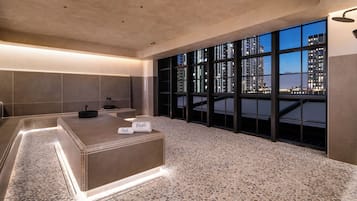 Salas de tratamiento para parejas y baño turco o hammam