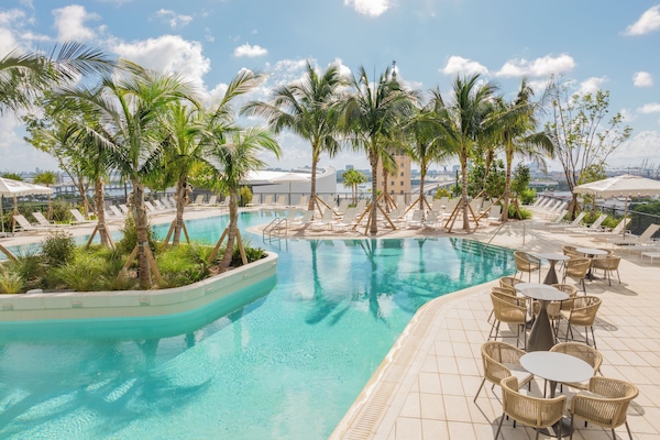 Rooftop pool