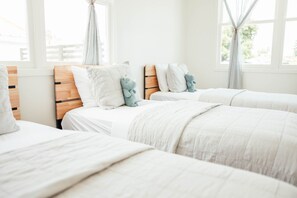 3 chambres, lit parapluie, Wi-Fi gratuit, draps fournis